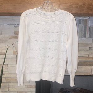 Loft Pointelle sweater